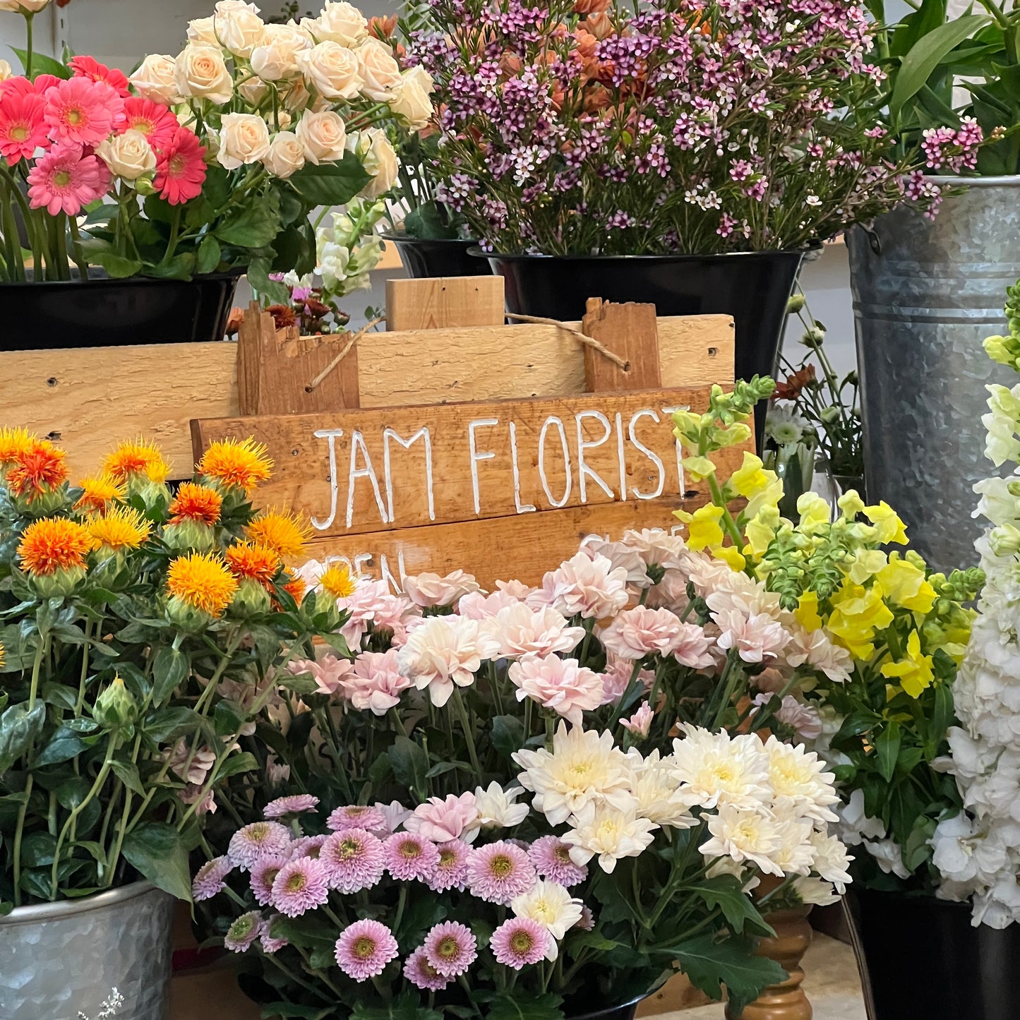 jam florist seasonal pre-made bouquets